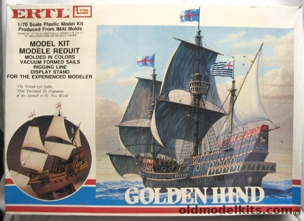 IMAI 1/70 Golden Hind (Pelican) Galley, 8064 plastic model kit